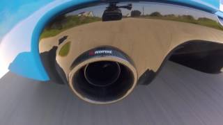 Clio 3 Rs Cup Akrapovic Exhaust System [upl. by Nirroc562]