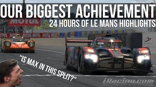 Our Biggest Sim Racing Achievement  24 Hours Of Le Mans Highlights [upl. by Llirret]