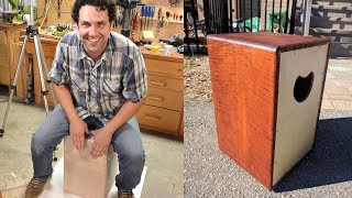 Building a cajon box drum with Paul [upl. by Nsaj]