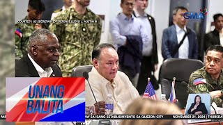 US Defense Secretary Lloyd Austin III bumisita sa Command and Control Fusion  Unang Balita [upl. by Nerak]