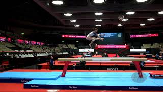 NETZER Ofir ISR  2021 Artistic Worlds Kitakyushu JPN  Qualifications Balance Beam [upl. by Caspar916]