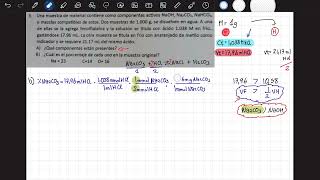 Determinación de carbonatos ejercicio 1 [upl. by Enitsej]