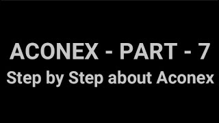 Aconex Step by Step Detail [upl. by Ainirtac]