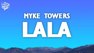 Myke Towers  LALA LyricsLetra [upl. by Elocin]