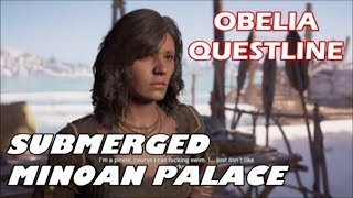 Assassins Creed Odyssey  Submerged Minoan Palace Chest Key Obelia Questline [upl. by Ferullo]