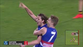 Marcus Bontempelli  2016 AFL Semi Finals 2nd Half Highlights  Dogs  Hawks  Just Bont Things [upl. by Berns]