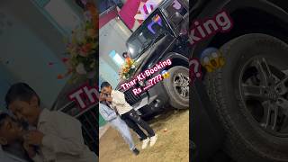 Thar ki booking 😱 tharlover minivlog wedding [upl. by Yeltnarb]