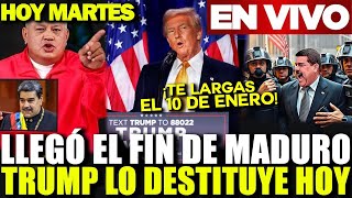 URGENTE🔴 MADURO SE VA EL 10 DE ENEROREUNIÓN SECRETA CON TRUMP FIRMA SU SALIDA DEL PODER ¡SE ACABÓ [upl. by Ailgna716]