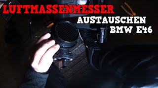 Luftmassenmesser ausbauen  BMW E46 [upl. by Jase]