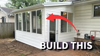 Sunroom Construction Timelapse  Watch the Transformation from Start to Finish [upl. by Ajnin]