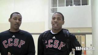 CCSF Men go HAMDeend Parker Fred Sturdivant Collin Chiverton Jon Williams and more [upl. by Assylla137]