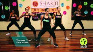 Summer Time Vybz Kartel Zumba Routine [upl. by Nealah736]