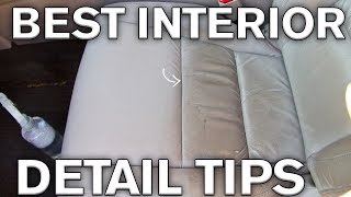 Best Interior Detailing Tricks Leather and Plastics [upl. by Bessie]