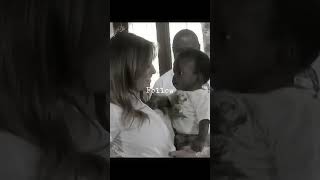 First Lady Melania humanitarian visit last term firstlady trump maga viralvideo fyp [upl. by Manoop624]