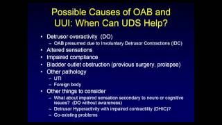 LABORIE Webinar Series Interpretation of OAB and Urge Incontinence [upl. by Vtehsta]