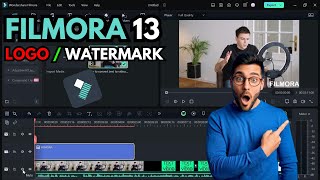 Filmora 13  Adding Watermark to your Videos in Minutes [upl. by Studley]