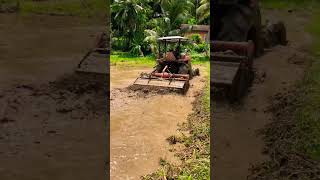 Tractor working in fields on Gampaha in Sri Lanka 🇱🇰 Farming places 🚜🚜🚜 [upl. by Llyrrad]