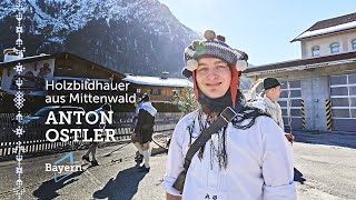 Das traditionelle Maschkera gehen in Mittenwald mit Holzbildhauer Anton Ostler  ErlebeBayern [upl. by Dnarud]