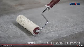 Come applicare MANTOPLAST FLOOR vernice di Chrèon per pavimenti [upl. by Aivil619]