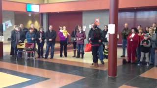 ROCORI ROCKETTES Sendoff To Dance Team State Tournament 2013 [upl. by Peery]