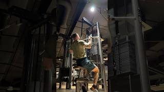 140 KG PULLUP pullups backworkout dozhil bodybuilding fitness [upl. by Eldrid]