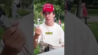 Lib Gets WRECKED by Hilarious Trump Supporter shorts trending news trump [upl. by Eidnar]