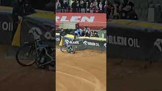 Jason Doyle CRASHES celebrating win Speedway GP Warsaw 2024 [upl. by Glennon177]