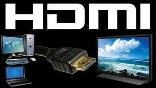 Connect Computer to TV With HDMI With AUDIOSound [upl. by Myrtie926]