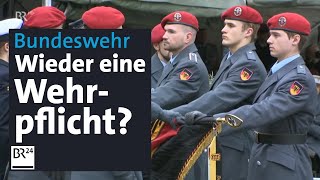 Personalnot bei der Bundeswehr Debatte um die Wehrpflicht  Kontrovers  BR24 [upl. by Biamonte618]