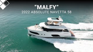 2022 Absolute Navetta 58 quotMalfyquot  For Sale with The Yacht Sales Co [upl. by Geerts185]