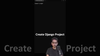 How to Create Django Project coding python django [upl. by Yrffej]