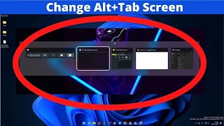 How to Enable Windowed AltTab Experience in Windows 11 [upl. by Ayenet]