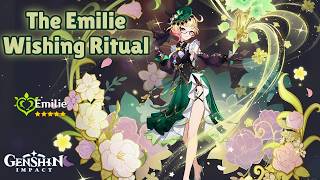 THE ULTIMATE EMILIE WISHING CATALYST RITUAL  Emilie Banner Pulls  Genshin Impact [upl. by Glanville]