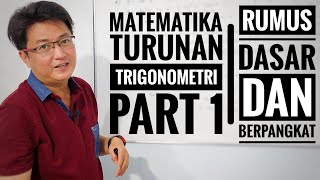 Matematika kelas XII  Turunan Trigonometri part 1  Rumus Dasar dan Berpangkat  2022 [upl. by Adnavoj]