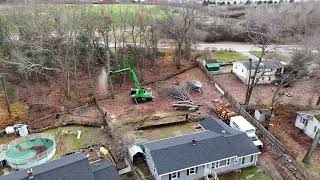 Residential time lapse with the Sennebogen 718 [upl. by Lissy880]