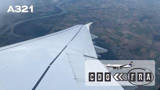 Lufthansa takeoff from Frankfurt airport FRA  Airbus A321 [upl. by Grosz]