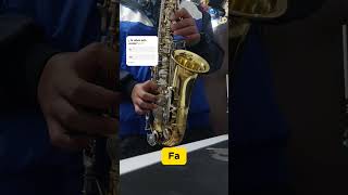 Escala de Sib Mayor 🎷👌🏻 musica saxophone tutorial music altosaxophone [upl. by Pascale]