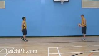 Basketball Drill Improve Your Passing  The Bounce Pass [upl. by Nnanaej]