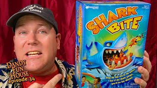 SHARK BITE GAME  Unboxing Review History and How to Play  Dandy Fun House episode 34 [upl. by Hiro659]