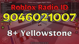 Yellowstone Roblox Radio CodesIDs [upl. by Anitsihc]