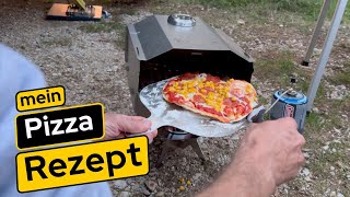 Mein Pizza Rezept für Deine Campingtour  Pizza im Wohnmobil backen  ja das geht [upl. by Maker]