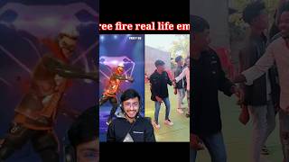 Did you seen Free Fire Emote in real life  😵‍💫 Wait For That Boy 🥹 shorts [upl. by Naamann296]