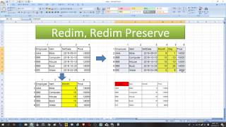 배열의 차수 조정하기 Array redim preserve [upl. by Airt960]