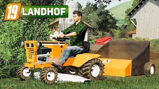 LS 19 Landhof 19 Ein kleiner RASENMÄHER auf der Farm  LANDWIRTSCHAFTS SIMULATOR [upl. by Eisseb]