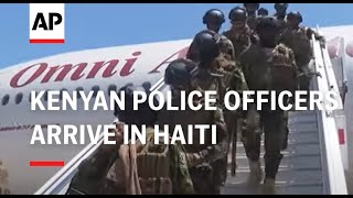 More Kenyan police officers arrive in Haiti to serve in UNbacked mission to fight violent gangs [upl. by Oileduab487]