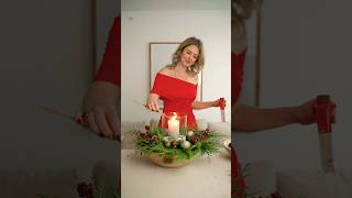 Christmas Table Decoration DIY [upl. by Namyac114]