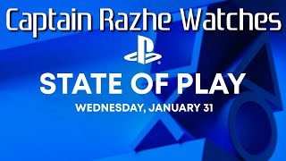 SONY STATE OF PLAY 01312024  Razhe Reacts [upl. by Solberg855]