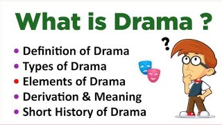 Types of Drama in English Literature with Examples  Forms of Drama in English Literature [upl. by Shields14]