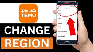 How To Change Region In Temu On Mobile Phone Full Guide [upl. by Enelahs]