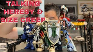 Talking about Horus Heresy JoyToy x Warhammer Action Figures and Size Creep of Warhammer 40K Figures [upl. by Persons638]